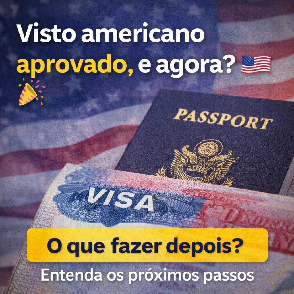Imagem ilustrativa para o artigo Visto americano aprovado, e agora? da Now Vistos